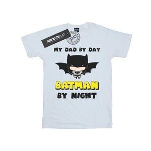 DC Comics, Batman Dad By Day Tshirt Mädchen Weiss 116, 