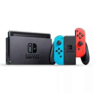 Nintendo, Switch (2019) - Spielekonsole - Neon-Rot/Neon-Blau, Switch, Spielkonsole