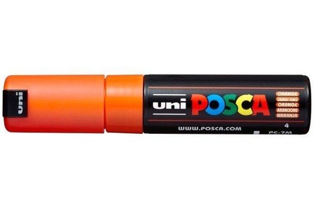 uni-ball, UNI-BALL Posca Marker 4.5-5.5mm PC-7M ORANGE orange, Rundspitze