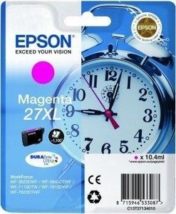 Epson, Epson C13T27134010 - Tintenpatrone, Epson Tintenpatrone, rot, T271340, (1'100 Seiten)