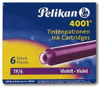 Pelikan, Pelikan Tintenpatrone 4001 Violett, 6, PELIKAN Tinte 4001 TP/6 301697 violett 6 Stück