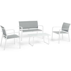 mutoni lifestyle, Garten Sitzgruppe Arent weiss (4-teilig), Garten Sitzgruppe Arent weiss (4-teilig)