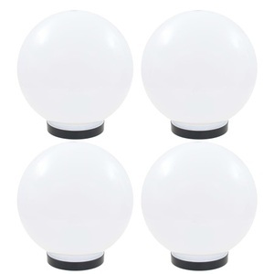 vidaXL, vidaXL LED-Gartenleuchten 4 Stk. Kugelförmig 25 cm PMMA, vidaXL LED-Gartenleuchten 4 Stk. Kugelförmig 25 cm PMMA