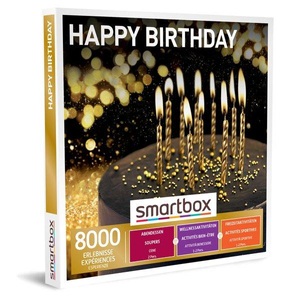 SMARTBOX, Geschenkbox - Happy Birthday - Ein Dinner, Eine Entspannungspause Oder Eine Aktivität Für 1 Oder 2 Personen Unisex, Happy Birthday - Geschenkbox Unisex