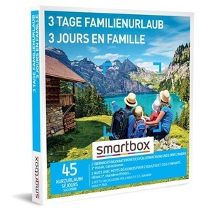 SMARTBOX, 3 Tage Familienurlaub - Geschenkbox Unisex, 3 Tage Familienurlaub