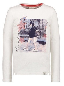 GARCIA, Mädchen Langarmshirt Mit Fotoprint Mädchen Weiss 92/98, 