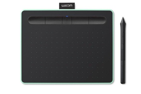 Wacom, Wacom Intuos S Bluetooth - grün, Intuos S mit Bluetooth, Grafiktablett