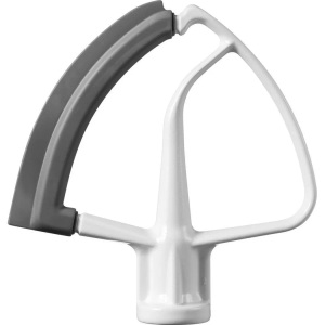 KITCHENAID, Kitchenaid 1080.53 Flachrührer MIT Schaber - Flexi-Rührer (Weiss), KitchenAid Flachrührer mit Schaber