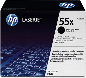 Hp, Original Tonerpatrone schwarz HP CE255X, Hewlett Packard Toner, schwarz, No.55X, CE255X, (12'500 Seiten)