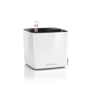 Lechuza, Lechuza Blumentopf CUBE Glossy 14 Weiss, Lechuza Cube Glossy 14 13510 Pflanzgefäß Weiß