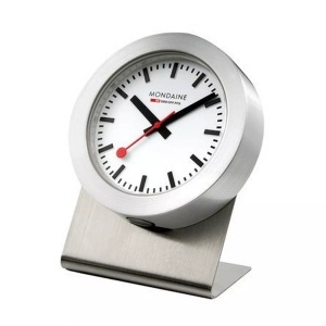 Mondaine, Mondaine Clocks Uhren Unisex, MONDAINE Tischuhr »Ø 5 cm«