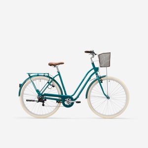 ELOPS, City Bike 28 Zoll Elops 520 Lf Damen Grün Unisex Grün ONE SIZE, ELOPS - Classic 520, One Size, Türkisblau