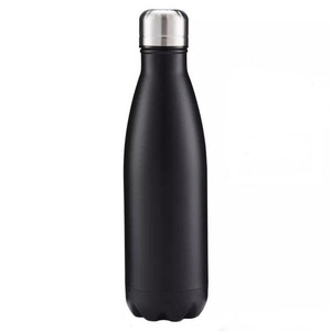 eStore, eStore Isolierte Wasserflasche in Edelstahl-schwarz, eStore - Isolierte Wasserflasche aus Edelstahl Schwarz, One Size, Schwarz