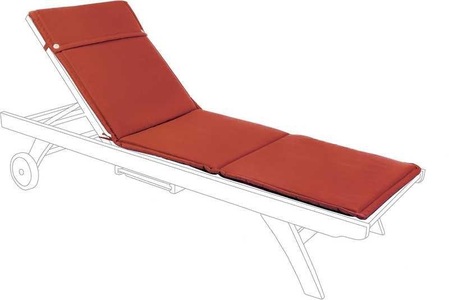 mutoni Garten Deluxe, Kissen für Gartenliege orangerot, Kissen für Gartenliege orangerot