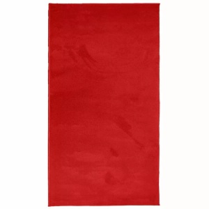 vidaXL, vidaXL Teppich OVIEDO Kurzflor Rot 60x110 cm