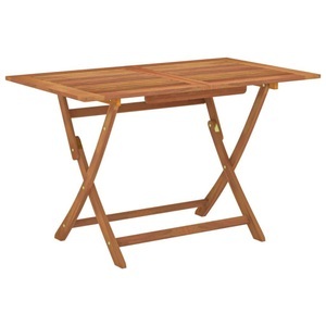 vidaXL, vidaXL Klappbarer Gartentisch 120x70x75 cm Massivholz Eukalyptus, vidaXL Klappbarer Gartentisch 120x70x75 cm Massivholz Eukalyptus