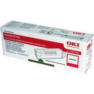 OKI, Original Tonerpatrone magenta OKI 43872306, Oki Toner, rot, 43872306, (2'000 Seiten)