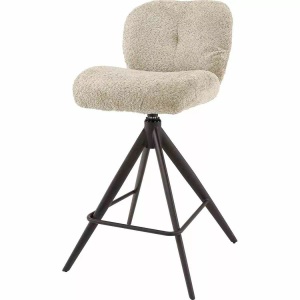 mutoni, Barstuhl Comfort drehbar Bouclé sand Barstuhl Comfort drehbar Bouclé sand, 