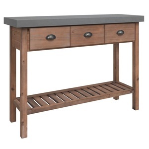 vidaXL, vidaXL Konsolentisch 110x35x80 cm Massivholz Tanne, vidaXL Konsolentisch 110x35x80 cm Massivholz Tanne