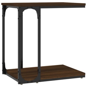 vidaXL, vidaXL Beistelltisch Braun Eichen-Optik 50x35x52 cm Holzwerkstoff, vidaXL Beistelltisch Braun Eichen-Optik 50x35x52 cm Holzwerkstoff