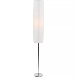 Salesfever, SalesFever - Stehlampe rund 110 cm - Weiss, Stehlampe rund weiss 110