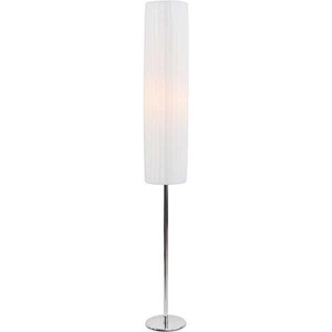 Salesfever, SalesFever - Stehlampe rund 110 cm - Weiss, Stehlampe rund weiss 110