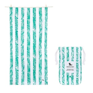Dock & Bay, Badetuch FLOWER POWER L - Palm Paradise