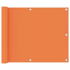 vidaXL, vidaXL Balkon-Sichtschutz Orange 75x600 cm Oxford-Gewebe, vidaXL Balkon-Sichtschutz Orange 75x600 cm Oxford-Gewebe