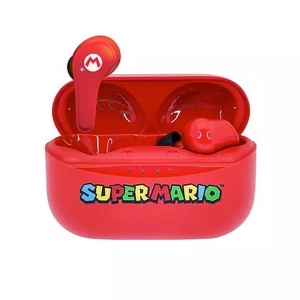 OTL Technologies, OTL Technologies - Supermario True Wireless Bluetooth Kinder Kopfhörer (SM0894) - Rot, OTL True Wireless In-Ear-Kopfhörer Nintendo Super Mario Rot