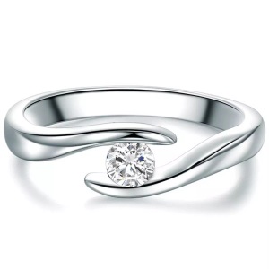 Tresor 1934, Damen Ring Damen Silber 52, Trilani - Ring, 52, Silber