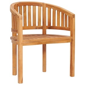 Diverse Hardware, Bananenstuhl Massivholz Teak