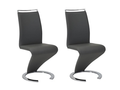 Vente-unique, Stuhl Freischwinger 2erSet Twizy Stuhl Freischwinger 2erSet Twizy, 