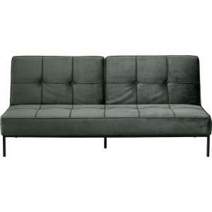 Actona, Actona - Schlafsofa Retina - Grün und Schwarz - Schwarz und Grün, Bettsofa CHARLY