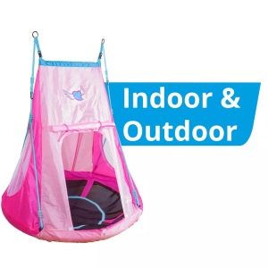 HUDORA, Hudora ® Nestschaukel mit Zelt, Heart 110, HUDORA - Nestschaukel mit Zelt Heart 110, 0