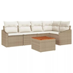 vidaXL, VidaXL - Outdoor-sofa poly-rattan, One Size, Beige