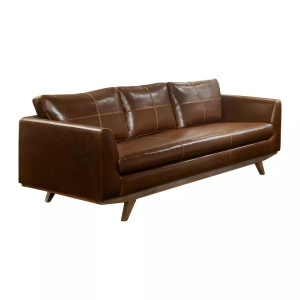 Vente-unique, Ledersofa Vintage 3Sitzer ALEGAN Ledersofa Vintage 3Sitzer ALEGAN
