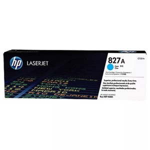 Hp, Original Tonerpatrone cyan HP No. 827A, CF301A, HP H827A Toner cyan - HP No. 827A, CF301A für z.B. HP Color LaserJet Enterprise flow M 880, HP Color LaserJet Enterprise flow M 880 z