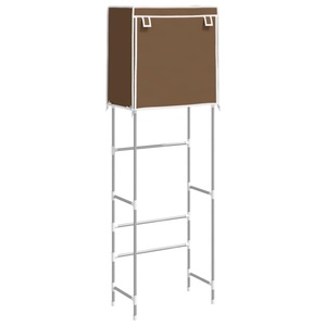 vidaXL, vidaXL Toilettenregal 2 Ablagen Braun 56x30x170 cm Eisen, vidaXL Toilettenregal 2 Ablagen Braun 56x30x170 cm Eisen