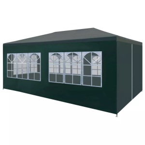 vidaXL, vidaXL Partyzelt 3x6 m Grün, vidaXL Partyzelt 3x6 m Grün