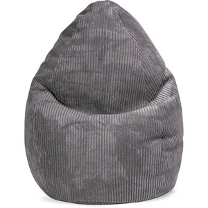 SITTING POINT, Sitzsack Shara Sitzsack Shara, BeanBag SHARA XL, 70 x 110 cm (Farbe: anthrazit)