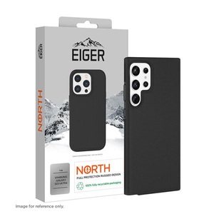 EIGER, Eiger - Samsung Galaxy S23 Ultra 5G North Case Premium Hybrid Schutzhülle (EGCA00446) - Schwarz, Eiger Samsung Galaxy S23 Ultra North Cover Schwarz