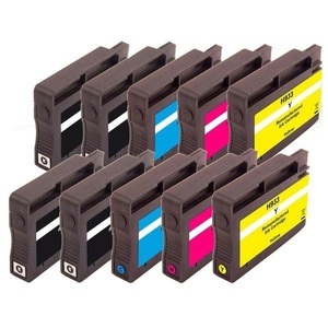 Peach, Peach 10er-Pack Tintenpatronen kompatibel zu HP No. 932, No. 933, Tintenpatrone »Peach HP Nr. 932/933«, (10 St.)