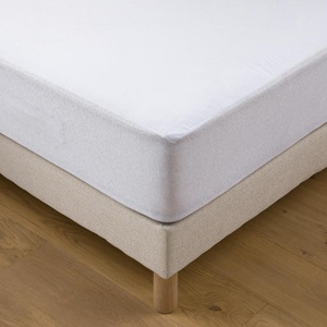 LA REDOUTE INTERIEURS, Fixleintuch, Jesey aus Tencel®, wasserundurchlässiges Lyocell, La Redoute Intérieurs - Wasserdichter Jersey-Matratzenschonbezug aus Tencel Lyocell, 140x200 cm, Weiss