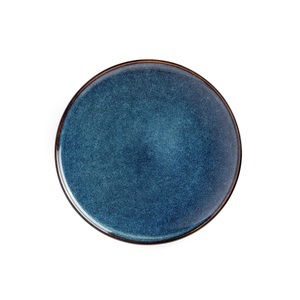 LA REDOUTE INTERIEURS, 6er-set Flache Teller Onda Unisex Blau ONE SIZE, La Redoute Intérieurs - 6er-Set flache Teller Onda, One Size, Blau