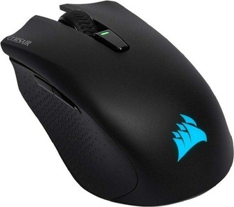 Corsair, Corsair Harpoon RGB Wireless - Kabellose Gaming-Maus (Schwarz), CORSAIR Harpoon RGB Wireless - Kabellose Gaming-Maus, Kabellose, Kabelgebunden, 10000 dpi, Schwarz