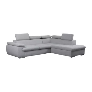 Vente-unique, Vente-unique - Ecksofa mit Schlaffunktion Bettkasten FABIEN Ecke Rechts, One Size, Grau, Vente-unique - Ecksofa mit Schlaffunktion Bettkasten FABIEN Ecke Rechts, One Size, Grau