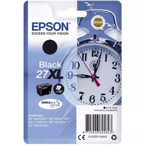 Epson, Epson C13T27114010 - Tintenpatrone, Epson Tintenpatrone, schwarz, T271140, (1'100 Seiten)