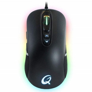 QPAD, DX-80, Maus, QPAD DX80 Gaming-Maus USB Optisch Schwarz, RGB 7 Tasten 1000 dpi, 1600 dpi, 2400 dpi, 3200 dpi, 5000 dpi, 8000 dpi