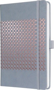 Sigel, Sigel Jolie® glacier grey JN209 Notizbuch liniert Grau Anzahl der Blätter: 174 DIN A5, Jolie Notizbuch, A5, glacier grey, liniert, 174 S., JN209