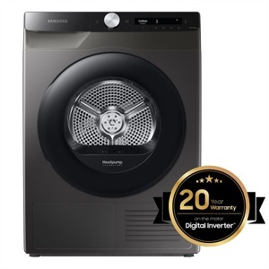 Samsung, SAMSUNG DV80T5220AX/S5 - Trockner (Edelstahl), SAMSUNG DV5000 DV80T5220AX/S5 - Trockner (8 kg, Edelstahl)